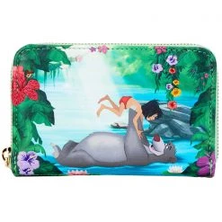 Loungefly X Disney Jungle Book Bare Necessities Zip Around Wallet New