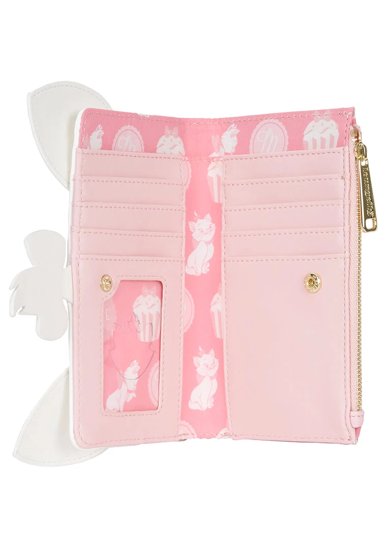 Loungefly New X Disney Marie Sprinkle Cupcake Cosplay Flap Wallet 7 Loungefly New X Disney Marie Sprinkle Cupcake Cosplay Flap Wallet
