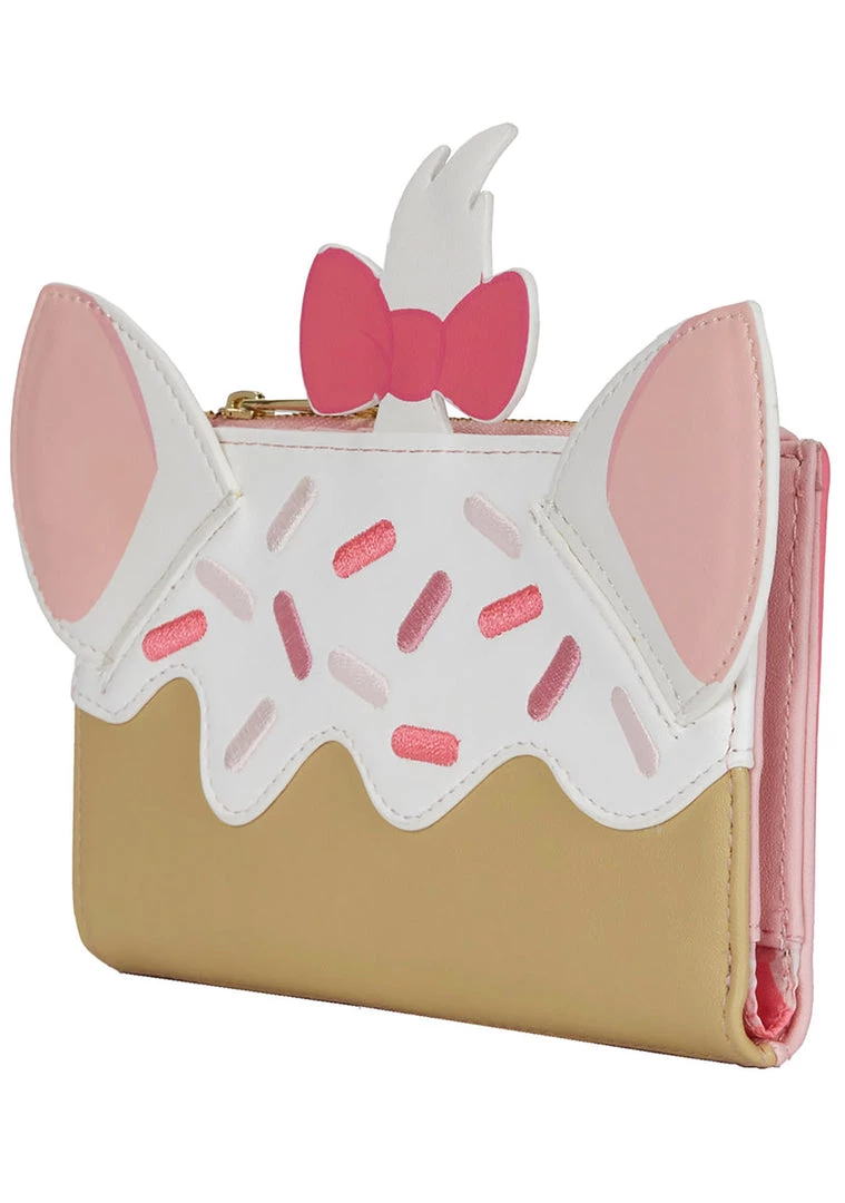 Loungefly New X Disney Marie Sprinkle Cupcake Cosplay Flap Wallet 5 Loungefly New X Disney Marie Sprinkle Cupcake Cosplay Flap Wallet