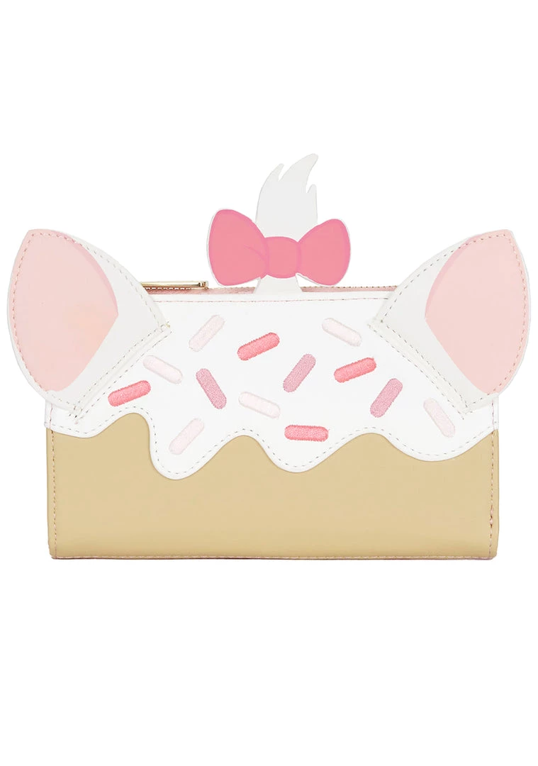 Loungefly New X Disney Marie Sprinkle Cupcake Cosplay Flap Wallet 4 Loungefly New X Disney Marie Sprinkle Cupcake Cosplay Flap Wallet