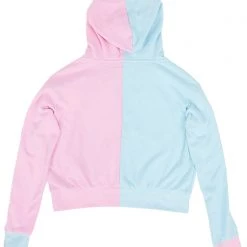 Loungefly Women's Festival X Disney Sleeping Beauty Make It Pink Blue Crop Hoodie