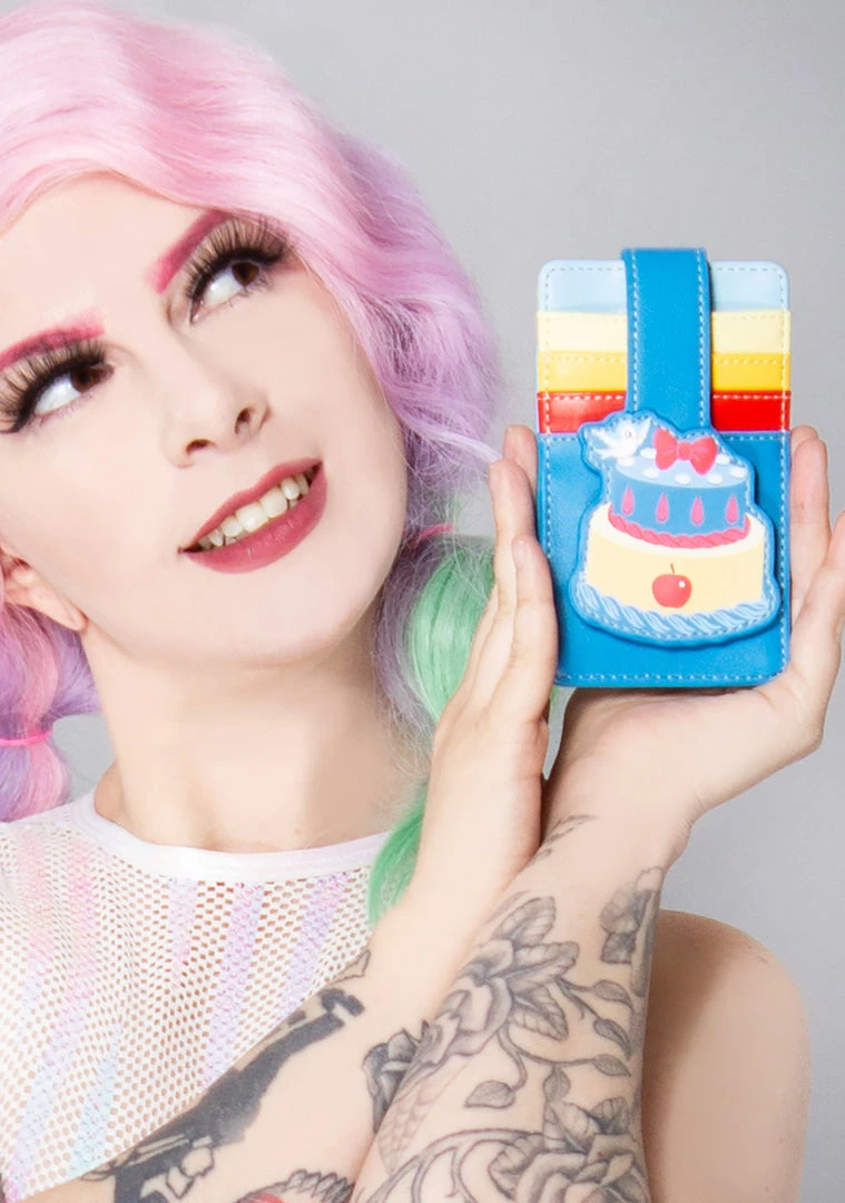Loungefly X Disney Snow White Cake Cosplay Card Holder New 3 Loungefly X Disney Snow White Cake Cosplay Card Holder New