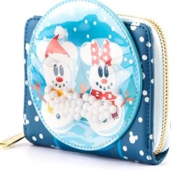 Loungefly X Disney Mickey & Minnie Snow Globe Zip Around Wallet The Great Fantastic 9 Loungefly X Disney Mickey & Minnie Snow Globe Zip Around Wallet The Great Fantastic