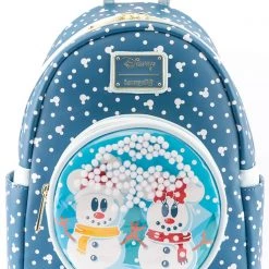 Loungefly X Disney Mickey & Minnie Snow Globe Mini Backpack