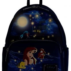 Loungefly X Disney The Little Mermaid Ariel Fireworks Glow And Light Up Mini Backpack