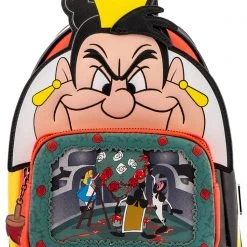Loungefly Mad World X Disney Villains Scene Queen Of Hearts Mini Backpack