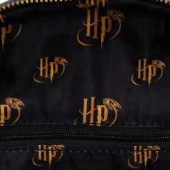 Loungefly New X Harry Potter Trilogy Triple Pocket Mini Backpack