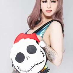 Loungefly LASR Exclusives X LASR Exclusive Nightmare Before Christmas Jack Santa Doll Mini Backpack