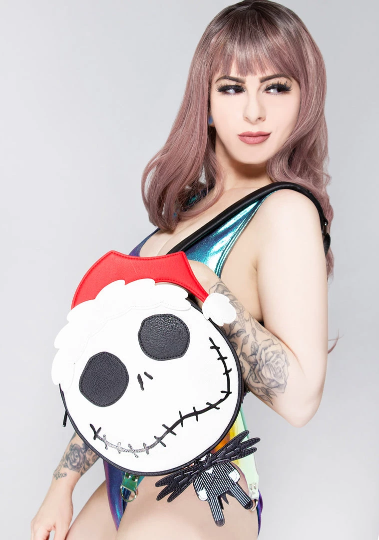 Loungefly LASR Exclusives X LASR Exclusive Nightmare Before Christmas Jack Santa Doll Mini Backpack 4 Loungefly LASR Exclusives X LASR Exclusive Nightmare Before Christmas Jack Santa Doll Mini Backpack