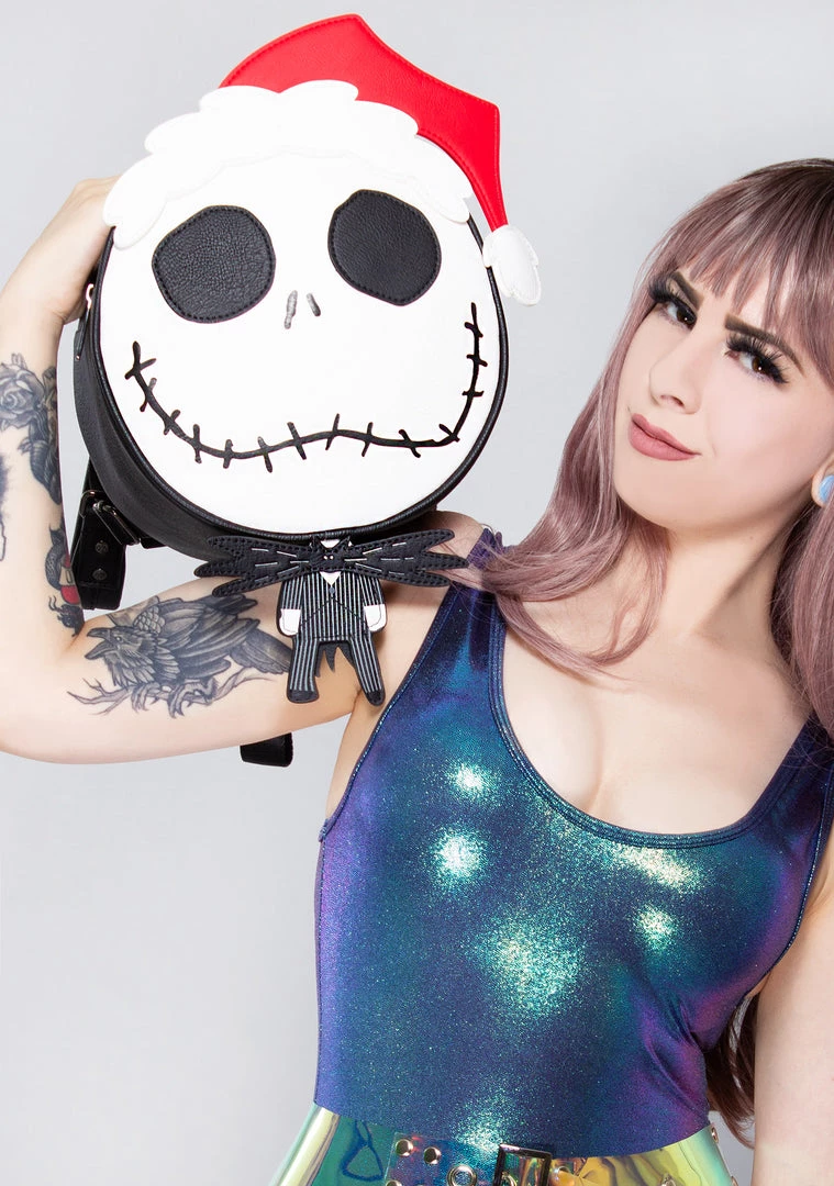 Loungefly LASR Exclusives X LASR Exclusive Nightmare Before Christmas Jack Santa Doll Mini Backpack 3 Loungefly LASR Exclusives X LASR Exclusive Nightmare Before Christmas Jack Santa Doll Mini Backpack