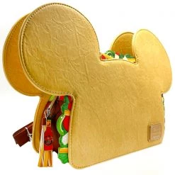 Loungefly X LASR Exclusive Disney Mickey Taco Convertible Mini Backpack New