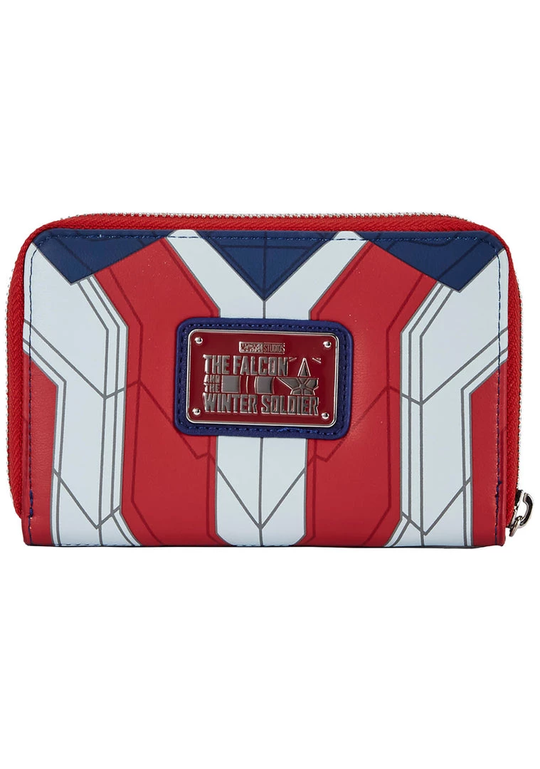 Loungefly X Marvel Falcon Captain America Cosplay Zip Around Wallet 6 Loungefly X Marvel Falcon Captain America Cosplay Zip Around Wallet