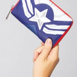Loungefly X Marvel Falcon Captain America Cosplay Zip Around Wallet