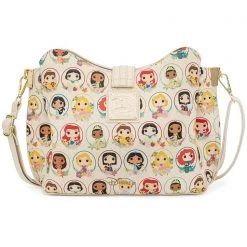 Loungefly The Great Fantastic X Disney Princess POP Circles Crossbody Bag
