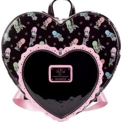 Loungefly New X Valfré Bad Bettie Tattoo Heart Mini Backpack