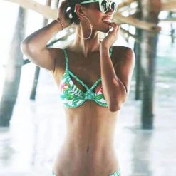 MINKPINK Panama Palms Cheeky Bikini Bottom