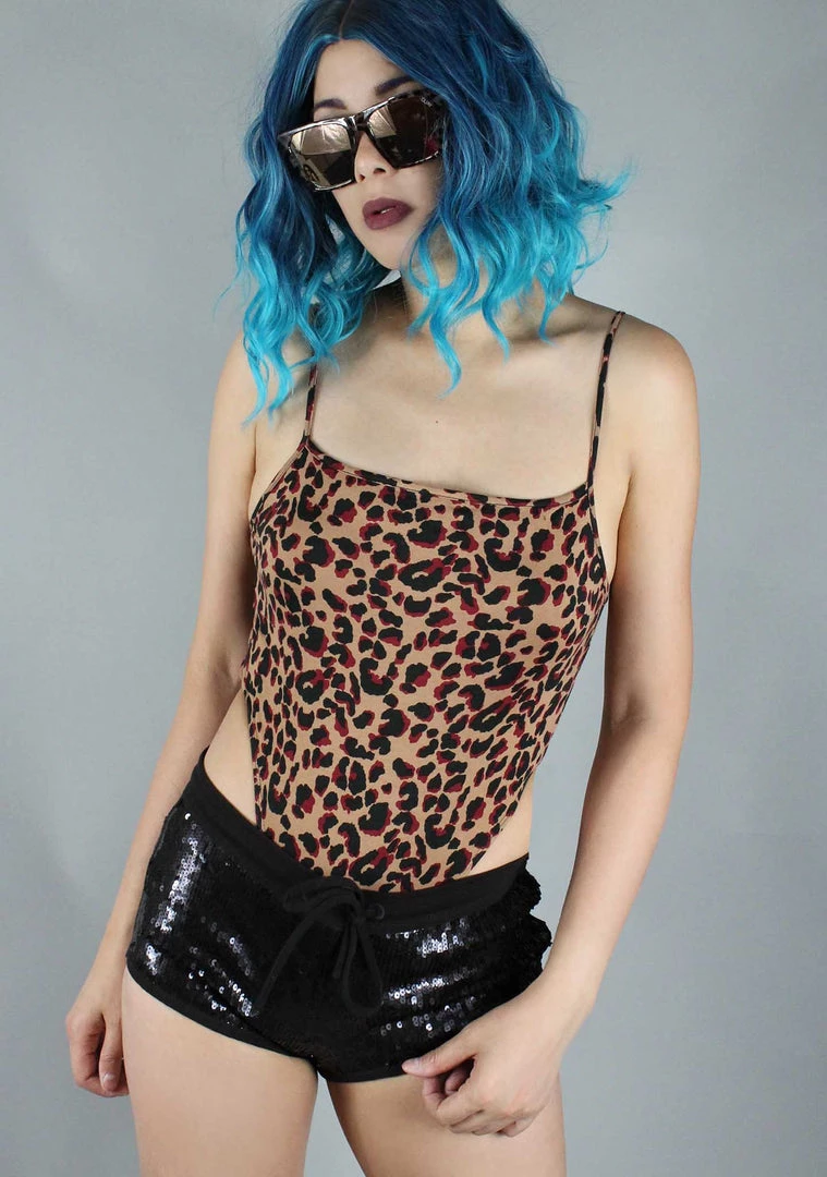 Motel Rocks Solemo Jungle Leopard Bodysuit 3 Motel Rocks Solemo Jungle Leopard Bodysuit