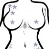 Pastease Accessories Body Minis Silver Glitter Star Nipple & Body Pasties 8PK Set 1 Pastease Accessories Body Minis Silver Glitter Star Nipple & Body Pasties 8PK Set
