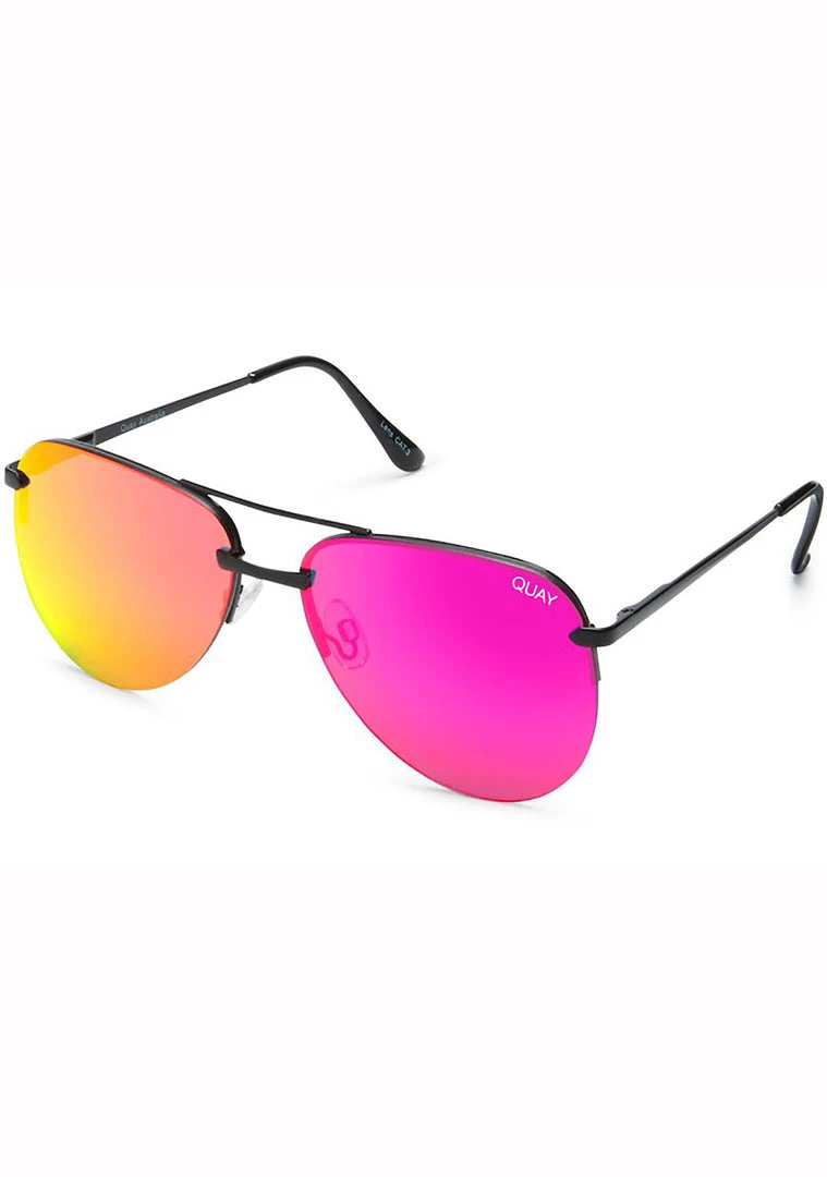 Quay Australia The Playa Sunglasses In Black/Pink Accessories 5 Quay Australia The Playa Sunglasses In Black/Pink Accessories