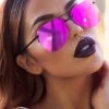Quay Australia The Playa Sunglasses In Black/Pink Accessories