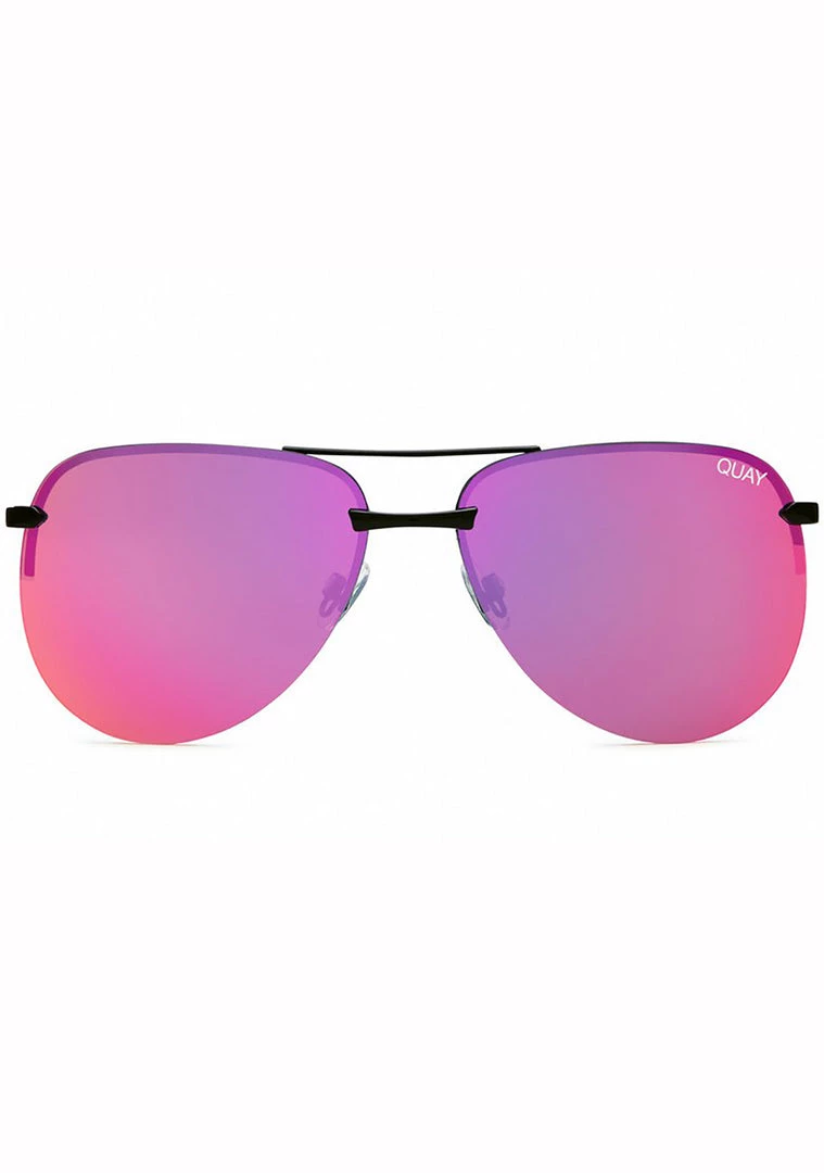 Quay Australia The Playa Sunglasses In Black/Pink Accessories 4 Quay Australia The Playa Sunglasses In Black/Pink Accessories