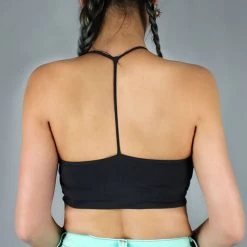 Seams Lovely Lavania Bralette In Charcoal Women's Festival