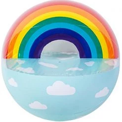 SunnyLife Accessories Rainbow Inflatable Beach Ball XL