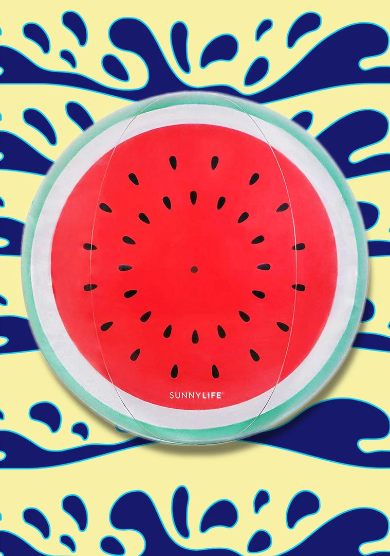 SunnyLife Luxe Inflatable Watermelon Ball 3 SunnyLife Luxe Inflatable Watermelon Ball