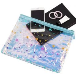 SunnyLife Stardust See Thru Pouch World Tour