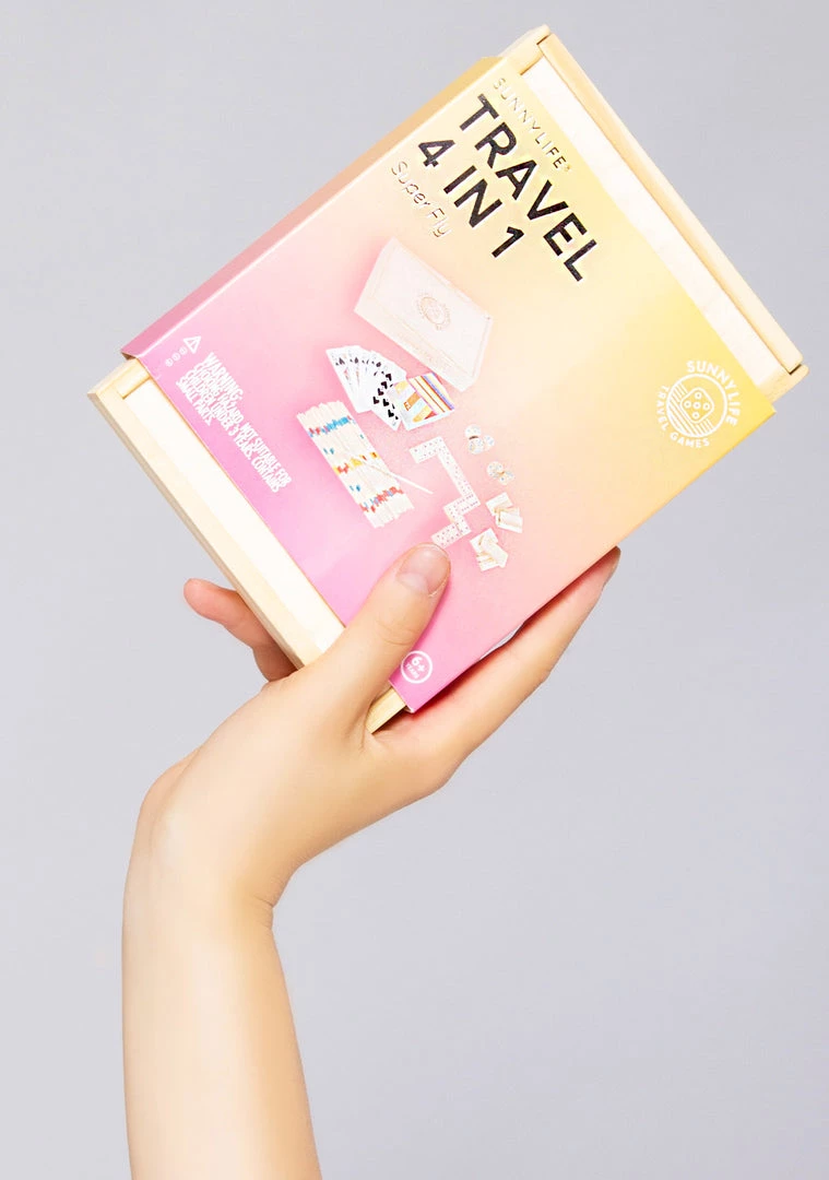 SunnyLife Travel 4 In 1 Super Fly Portable Game Set World Tour 3 SunnyLife Travel 4 In 1 Super Fly Portable Game Set World Tour