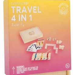 SunnyLife Travel 4 In 1 Super Fly Portable Game Set World Tour 8 SunnyLife Travel 4 In 1 Super Fly Portable Game Set World Tour