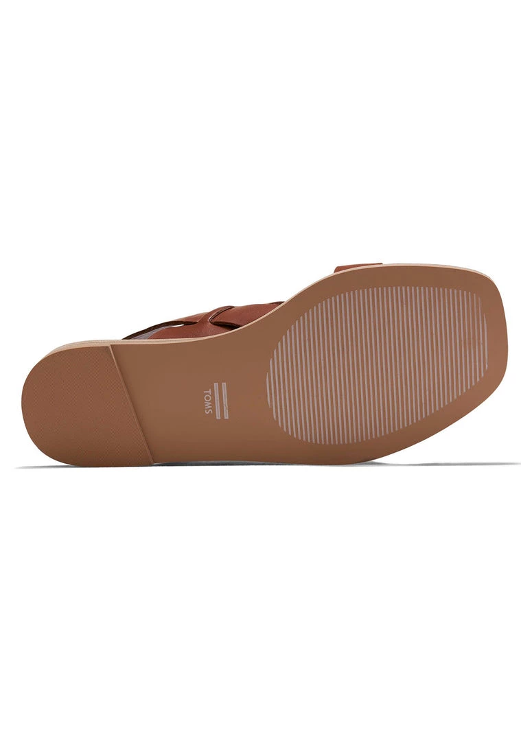 TOMS Shoes Freya Vegetable Tanned Leather Sandals 8 TOMS Shoes Freya Vegetable Tanned Leather Sandals