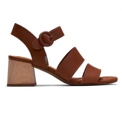 TOMS Shoes Grace Vegetable Tanned Leather Sandals In Tan