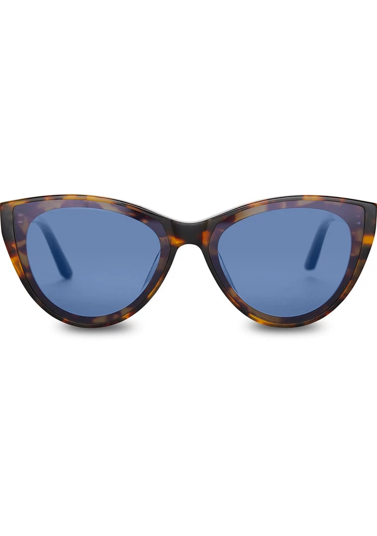 TOMS Josie Sunglasses In Blonde Tortoise/Blue 4 TOMS Josie Sunglasses In Blonde Tortoise/Blue