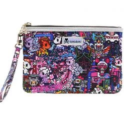 Tokidoki Midnight Metropolis Zip Pouch Wristlet