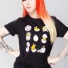 Tokidoki Women's Festival Scrambled Gudetama T-Shirt 2 Tokidoki Women's Festival Scrambled Gudetama T-Shirt