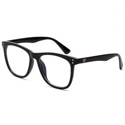 TopFoxx Audrey Blue Light Glasses In Black