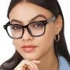 TopFoxx Accessories Stella Blue Light Glasses In Black