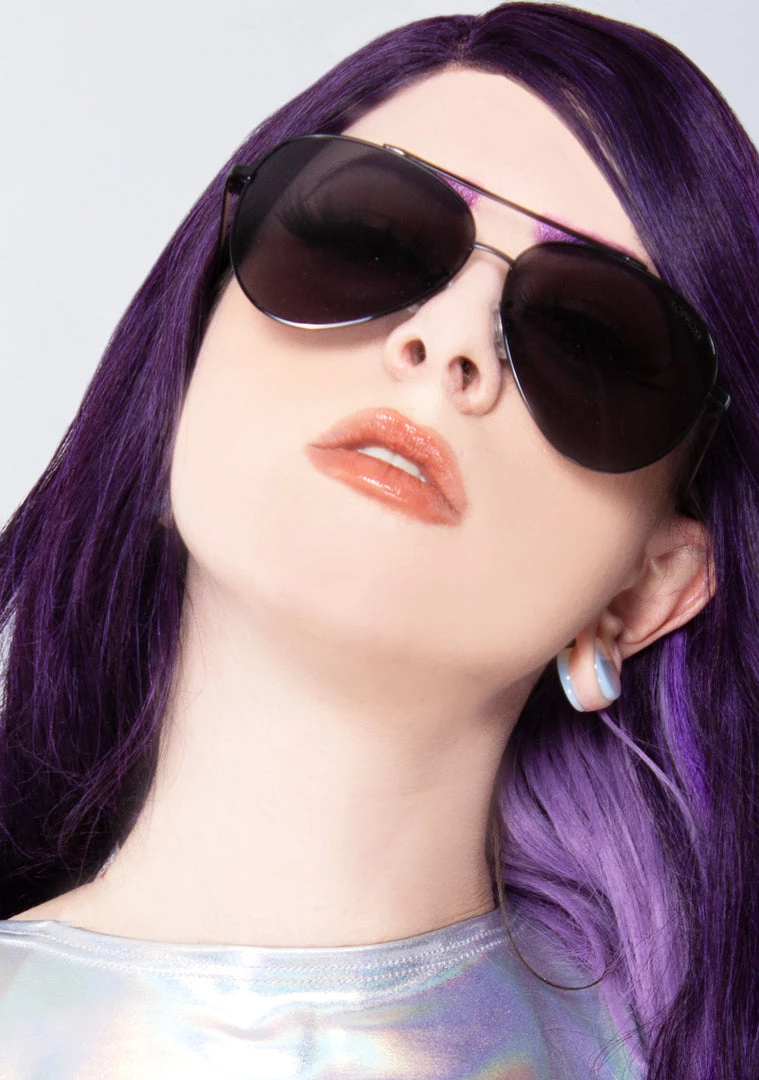 TopFoxx Amelia Sunglasses In Jet Black 4 TopFoxx Amelia Sunglasses In Jet Black