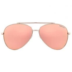 TopFoxx Amelia Sunglasses In Rose Gold