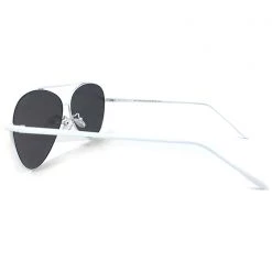 TopFoxx Amelia Sunglasses In White Silver The Great Fantastic