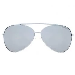 TopFoxx Amelia Sunglasses In White Silver The Great Fantastic