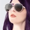 TopFoxx Amelia Sunglasses In White Silver The Great Fantastic 2 TopFoxx Amelia Sunglasses In White Silver The Great Fantastic