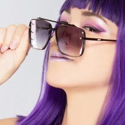 TopFoxx Accessories Bella Sunglasses In Black Fade