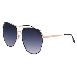 TopFoxx Farrah Sunglasses In Ombre Black