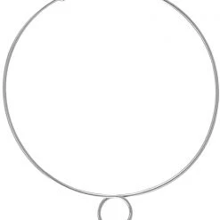 Wanderlust + Co Accessories Loop Choker In Silver