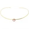 Wanderlust + Co Accessories Mia Choker In Gold/Rose
