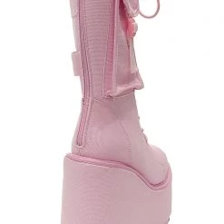 Y.R.U. Dune Desert Platform Boots In Pink