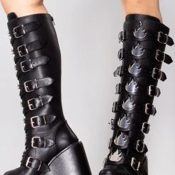 Y.R.U. Dune Hi Flame Platform Boots Wild Heart