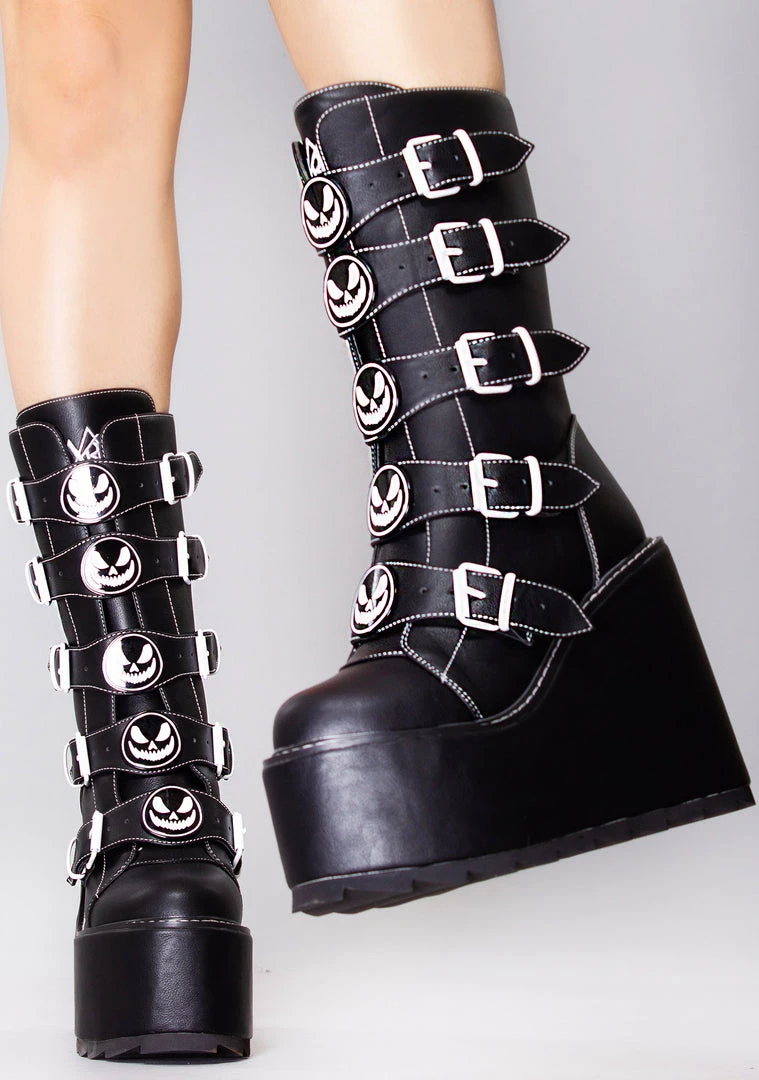 Y.R.U. Dune Skeleton Platform Boots Shoes 3 Y.R.U. Dune Skeleton Platform Boots Shoes